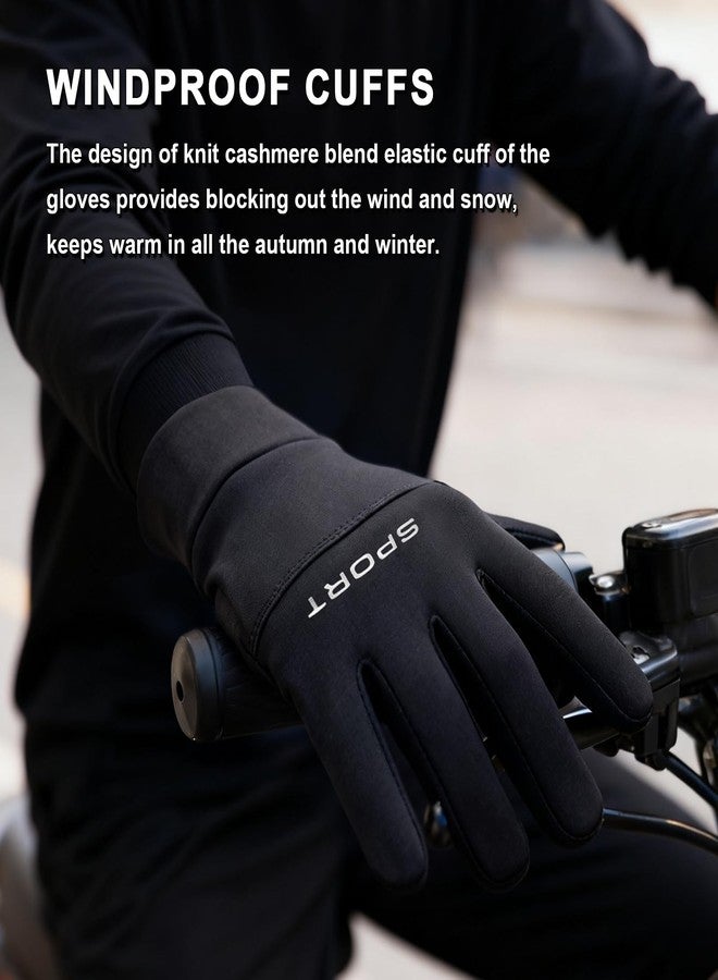 Leuceiy Winter Gloves for Men Women Anti Slip and Warm Touch Screen,Sports Driving Daily Work for Cold Weather Mens Winter Gloves - Image 4